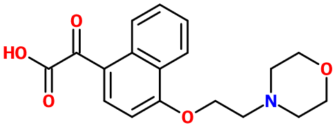 (image for) MC085077 {4-[2-(4-Morpholinyl)ethoxy]-1-naphthyl}(oxo)acetic acid